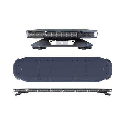 SIGNALPRO - Barra de luces LED de 48", 216 LED, Dual Color, Programable, Rojo/Azul/Ámbar/Claro, Ideal para Equipar Unidades de Seguridad Publica con Domos Negros