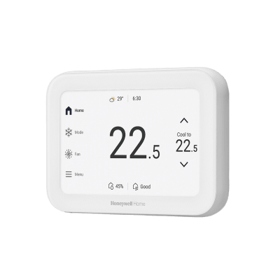 HONEYWELL HOME RESIDEO - Termostato Inteligente ElitePRO S1200 / 5 pulgadas Pantalla Táctil / Control IAQ Calidad de Aire / 4H-2C Heat Pump / WiFi-Bluetooth-Matter / Video Doorbell Streaming / ENERGY STAR