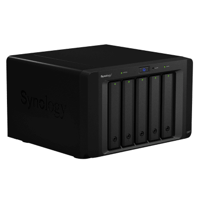 SYNOLOGY - Unidad de Expansión NAS / 5 Bahías SATA HDD/SSD 3.5" y 2.5" / Puerto eSATA / Hot-Swap / Expansión RAID Sin Reformatear