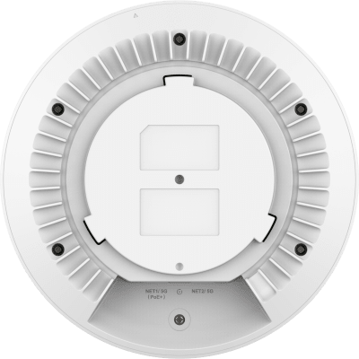 GRANDSTREAM - Punto de Acceso Wi-Fi 7 / Triple Banda BE11000 / MU-MIMO 2x2:2 / 384 Clientes Simultáneos / 2 Puertos 5G Ethernet con PoE+ / Cobertura Hasta 175 mts / BLE 5.3 / Gestión Integrada y en la Nube