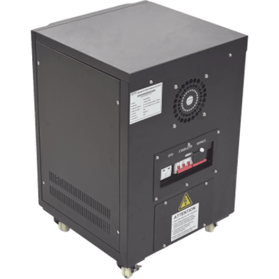 EPCOM POWERLINE - Regulador de Voltaje Industrial / Ferrorresonante Split Phase / 7.5 kVA / 7.5 kW / Estabilización ±2% / Eficiencia 98% / Entrada 176-264 Vca / Salida 215.6-224.4 Vca