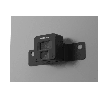 HIKVISION - Micro Cámara IP para Manufactura de 5 Megapixel / Lente de 4 mm / Micrófono Interconstruido / Enfoque de 0.1 Metro a 0.5 Metros / 0.5 Metros de Luz Blanca / Ideal para Procesos de Manufactura / WDR 120 dB / PoE / Micro SD