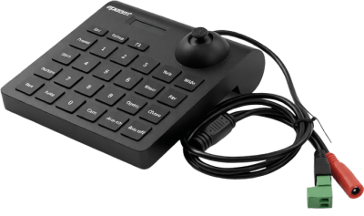 EPCOM - Mini Teclado controlador PTZ con pantalla LCD y joystick altamente resistente