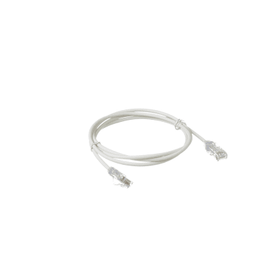 PANDUIT - Cable de Parcheo TX6, UTP Cat6, Diámetro Reducido (28AWG), Color Blanco Mate, 4.57 Metros (15 Pies)