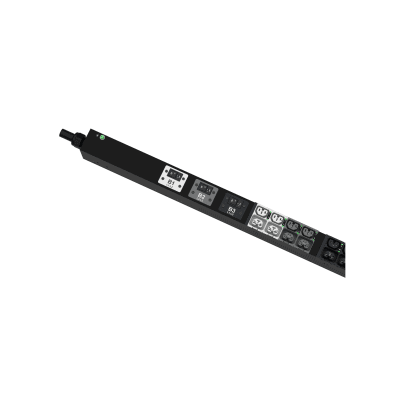 PANDUIT - PDU G6 Monitoreable y Switchable (MS) para Distribución de Energía, Enchufe de Entrada NEMA L21-30P, Con 24 Salidas C13/C15 y 24 C13/C15/C19/C21, de Instalación Vertical, 208 Vca, 30 Amp