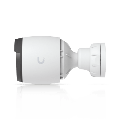 UBIQUITI - Cámara UniFi Protect G6 Bullet Color Blanco, PoE, 1.8" 4K, AI Multi-TOPS, Visión Nocturna IR 30m, Protección IP66, Reconocimiento Facial y Placa, Montaje en Pared, Techo, Poste