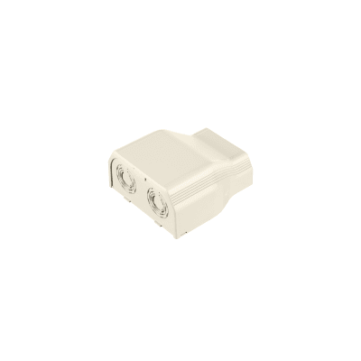 PANDUIT - Conexión de tubería a canaleta T70, Salidas de 1/2", 3/4", 1" y 1 1/4", material ABS, Color Blanco Mate