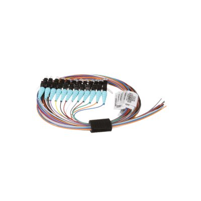 PANDUIT - Kit de 12 Pigtails con Conector LC, Multimodo 50/125 OM3, 900um, de 1 Metro (3.28 Pies)