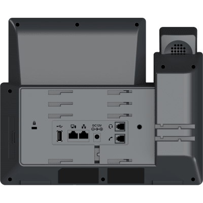 GRANDSTREAM - Teléfono IP Wi-Fi, Grado Operador, 12 líneas SIP con 6 cuentas, pantalla táctil  7", puertos Gigabit, Bluetooth, PoE, codec Opus, IPV4/IPV6 con gestión en la nube GDMS
