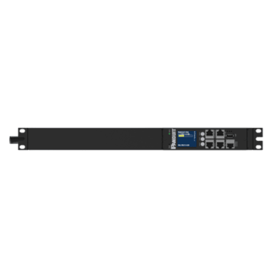 PANDUIT - PDU ES2P Monitoreable (MI) para Distribución de Energía, Enchufe de Entrada NEMA L6-20P, Con 12 Salidas C13, Horizontal 19in, 120 Vca, 20 Amp, 1 UR