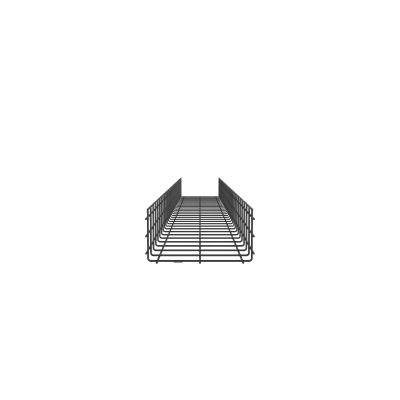 PANDUIT - Charola Wire Basket de 12 in (304 mm) de Ancho, 6 in (152 mm) de Alto, 3 m de Largo, Hasta 626 Cables Cat6, Color Negro