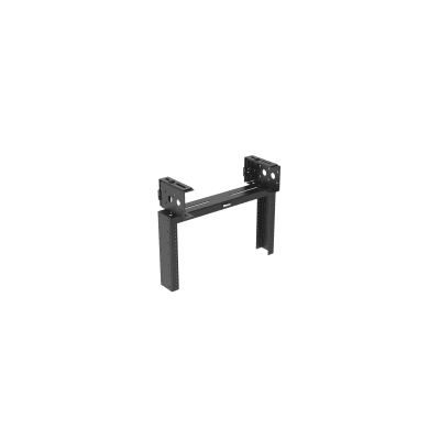 PANDUIT - Rack de Distribución Aéreo de 2 Postes PanZone®, Rieles Roscados #12-24, de 6 UR, Color Negro