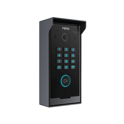 FANVIL - Videoportero Slim IP SIP con Cámara HD, IP IP65, Teclado Numérico y Relé, Apertura por BLE, Tarjeta, Remoto, Protocolo ONVIF, Compatible con App Fanvil Link