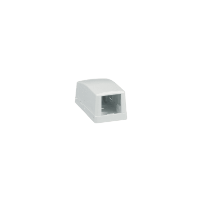 PANDUIT - Caja de Montaje en Superficie, Para 1 Módulo Mini-Com, Color Blanco