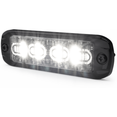 ECCO - Luz Auxiliar de 16 LED, Rojo/Verde/Ambar/Blanco, Lente Transparente