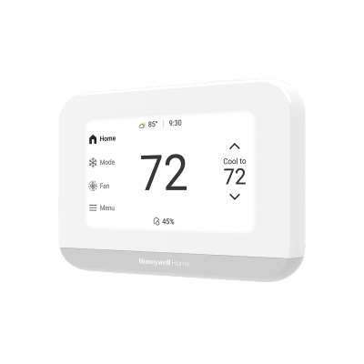 HONEYWELL HOME RESIDEO - Termostato Inteligente ElitePRO S900 / Pantalla Táctil 4.3 pulgadas / Control WiFi-Bluetooth-Matter / Sensor de Humedad / Hasta 3H/2C Bomba de Calor / Certificación ENERGY STAR / Diseño Elegante Blanco o Negro