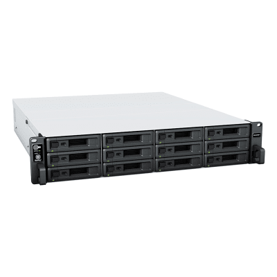 SYNOLOGY - Servidor NAS Rack / 12 Bahías / 2U / Hasta 432 TB / 10GbE Integrado / Fuentes Duales Hot-Swap / RAID / Expansión PCIe 3.0 x8