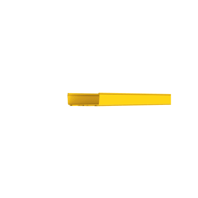 PANDUIT - Canaleta FiberRunner™ 12X4, de PVC Rígido, Color Amarillo, 3 m. de Largo