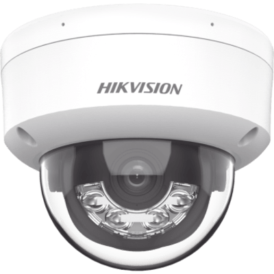 HIKVISION - Cámara Domo IP / 4 Megapixel / Lente 2.8 mm / Smart IR 30 m (98.4 ft) / WDR 120 dB / IP67 e IK10 / H.265+ / PoE / ONVIF