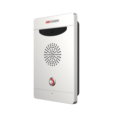 HIKVISION - Panel de Alarma de Pánico con Video DS-PEA103-CK1-E1 / Cámara 2MP / Audio Bidireccional / Alarma de Manipulación / POE / IP65 / IK08 / Montaje en Pared o Empotrado