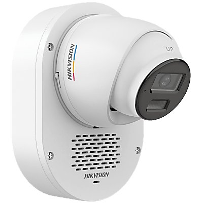 HIKVISION - Cámara Turret TURBOHD 2 Megapixel (1080p) / Imagen a Color 24/7 con Apertura F1.0 / Audio Bidireccional y Sirena / Luz Blanca e IR 40 m (131.2 ft) / IP67 / Smart-Hybrid Light / 3D DNR