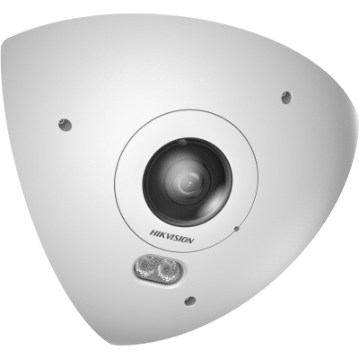 HIKVISION - Cámara Fisheye Network DeepinView 6 MP / 360° Panorámica / 2560 × 2560 / IR 15 m (49.2 ft) / IP67 IK10 / Audio Bidireccional / Deep Learning / Heatmap / 20 Modos Visualización