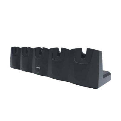 JABRA - Estación de Carga / 5 Bays / Headset Perform 45 / Actualización Firmware USB 2.0 / LED Indicadores por Bay / Rack 19"