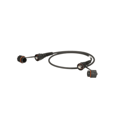 PANDUIT - Patch Cord Cat6A IndustrialNet, Blindado S/FTP, Con Plug Industrial y Tapa en Cada Extremo, 5 Metros