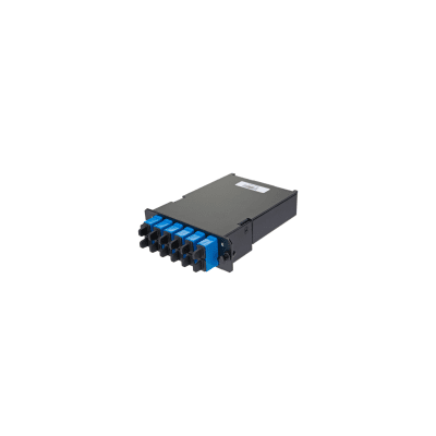 PANDUIT - Placa Acopladora de Fibra Óptica FAP, Con 12 Pigtails y 6 Conectores SC Duplex (12 Fibras), Para Fibra Monomodo OS1/OS2, Color Azul