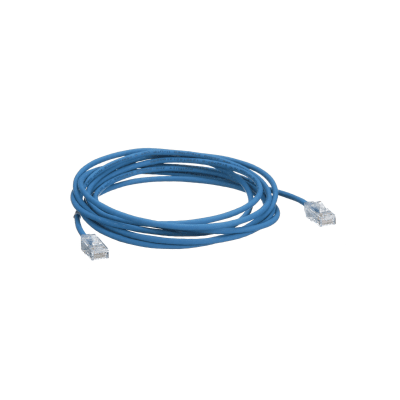 PANDUIT - Cable de Parcheo TX6, UTP Cat6, Diámetro Reducido (28AWG), Color Azul, 30 Metros (98.43 Pies)