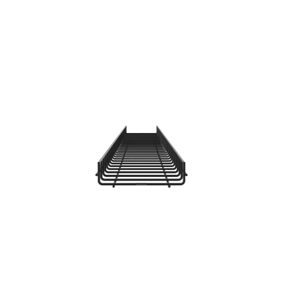PANDUIT - Charola Wire Basket de 8 in (203 mm) de Ancho, 2 in (50 mm) de Alto, 3 m de Largo, Hasta 187 Cables Cat6, Color Negro