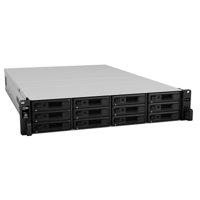 SYNOLOGY - Unidad de Expansión Synology RX1217/RX1217RP | 12 Bahías de Disco | Compatible con RackStation 2U | Expansión de Volumen en Línea | Fuentes de Alimentación Redundantes (RX1217RP) | Administración DSM.