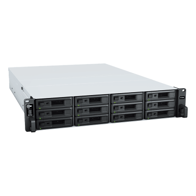 SYNOLOGY - Unidad de Expansión RX1223RP | 12 Bahías HDD/SSD SATA 3.5" o 2.5" | Fuente de Alimentación Redundante | Compatible con Synology DSM | Plug-and-Play.