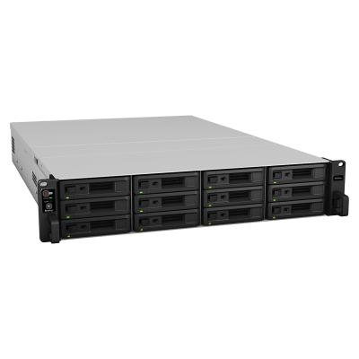 SYNOLOGY - RackStation RS3621xs+ | 12 Bahías | Procesador Intel Xeon D-1541 8 Núcleos | 8 GB DDR4 ECC | Dual 10GbE | Alimentación Redundante | Escalable a 36 Bahías | Garantía 3 Años.