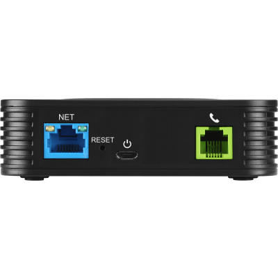 GRANDSTREAM - Adaptador de Teléfonos Analógicos ATA / 2 Puertos FXS (Conectar Teléfono Análogo) / Soporta 2 Perfiles SIP / Ethernet 10/100Mbps / Seguridad TLS y SRTP / Conferencia de Voz 3 Vías /