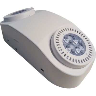 SFIRE - Luminaria de Emergencia LED / Batería LiFePO4 / 120-277VAC Universal / Hasta 700 Lúmenes