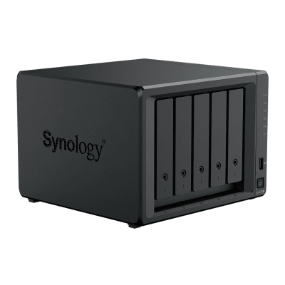 SYNOLOGY - NAS DiskStation DS1525+ | 5 Bahías | Expansión hasta 15 Bahías | 2 Puertos 2.5GbE | Soporte 10GbE | Almacenamiento en Caché SSD | Hasta 300 TB de Capacidad | Compatible con Virtualización y Vigilancia.