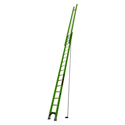 LITTLE GIANT LADDER SYSTEMS - Escalera de Extensión de Aluminio + Fibra de Vidrio HYPERLITE de 10.9 m (36 ft)  /  Capacidad 300-375 lb (136-170 kg) / No. de Parte 17736.