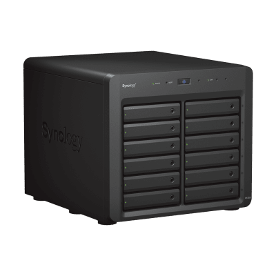 SYNOLOGY - Unidad de Expansión Synology DX1222 | 12 Bahías para HDD/SSD SATA 3.5" o 2.5" | Intercambio en Caliente | Puerto Mini-SAS HD | Garantía de 5 Años.
