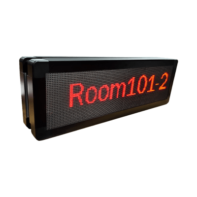 FANVIL - Pantalla LED de Pasillo para Hospital/Asilos, Doble Cara, Matriz 128×32, Indicadores RGB, Para Solución de Enfermería Fanvil