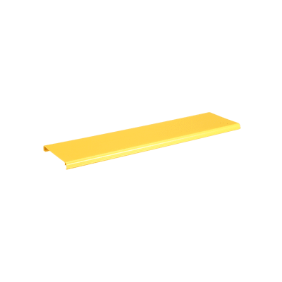 PANDUIT - Tapa Con Bisagra a Presión Para Canaleta FiberRunner™ FR6X4YL6, de PVC Rígido, Color Amarillo, 10 ft. de Largo