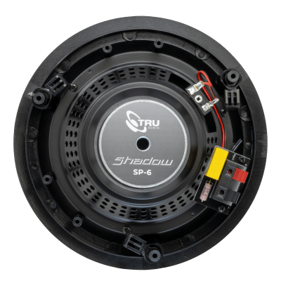 TRUAUDIO - Altavoz de Techo / 2 Vías / Woofer 6.5 in / Tweeter 0.75 in / Potencia 5-75 W / 8 Ohm / Resistente a Humedad / Sin Marco