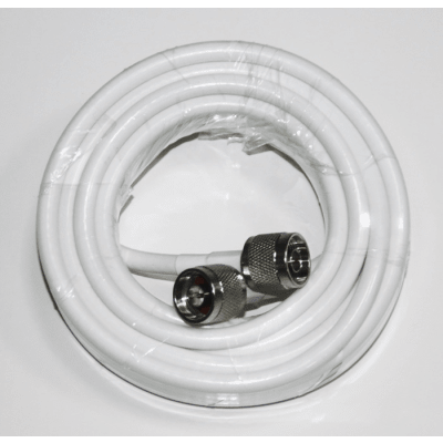 EPCOM - Jumper Coaxial / Conectores N Macho / 6 m (19.69 ft) / Blindaje >90 dB / 50 Ohm / LMR300 Equivalente
