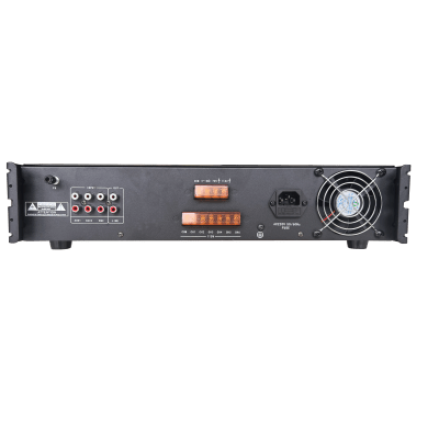 HIKVISION - Amplificador de Audio / 240 W / 6 Zonas Independientes / Bluetooth / USB / SD / 70V / 100V / Montaje en Rack
