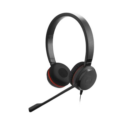 JABRA - Auricular Profesional UC / Cancelación de Ruido / USB-C/A y Jack 3.5 mm / Micrófono con Supresión de Ruido / Controlador en Cable con LED