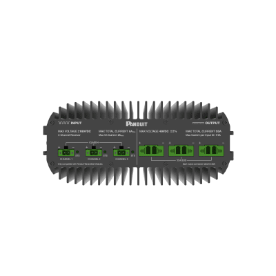 PANDUIT - Receptor FMPS Clase 4, Voltaje de Entrada de 180 Vcd, Hasta 1600 Watts y 56 Vcd de Salida, Con Terminal de Entrada/Salida de Tornillo