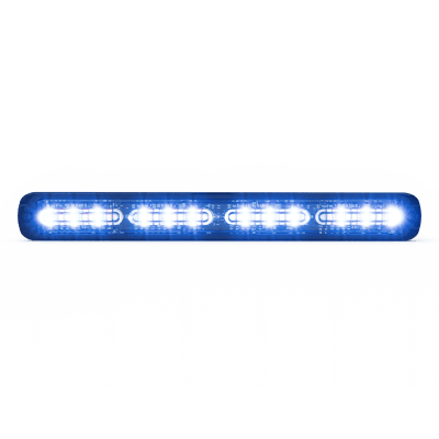 ECCO - Luz auxiliar Giga Thin 11¨ Quadcolor Rojo/Azul/Ambar/Blanco 48 LED Con funcionalidad de director de tráfico