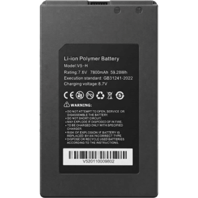 EPCOM - Batería Li-ion 7.6V para tester de Video | Compatible con TPTURBO8K y TPTURBO8KPLUS | 7800mAh 59.28Wh | Voltaje de Carga 8.7V | Dimensiones 122x74x14 mm (4.8x2.91x0.55 in) | Peso 260 g (0.57 lb) | Estándar GB31241-2022