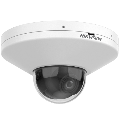 HIKVISION - [Hik AI] Mini Domo IP 4 Megapixel / Lente 2 mm / Ideal para Elevadores / Diseño Compacto / ColorVu / 2 Micrófonos Integrados / Interior / ACUSENSE / Captura Facial / PoE / WDR 130 dB / ONVIF / Micro SD