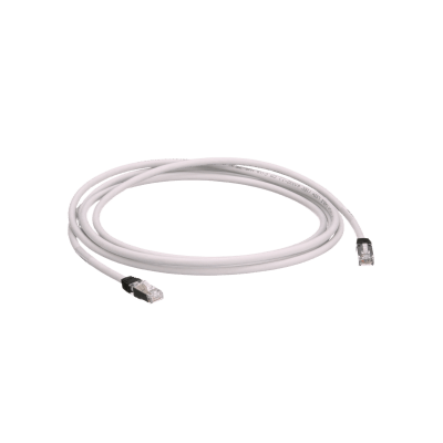 PANDUIT - Patch Cord Cat6A, Blindado S/FTP, CM/LS0H, 2.5 Metros (8.20 Pies), Color Gris